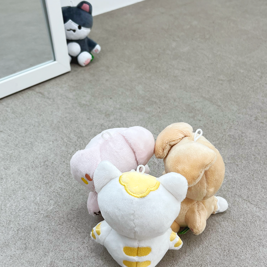 페네핏 가방 인형 고리 키링 10cm 가꾸 가방꾸미기 백꾸 귀여운 고양이 강아지 키링