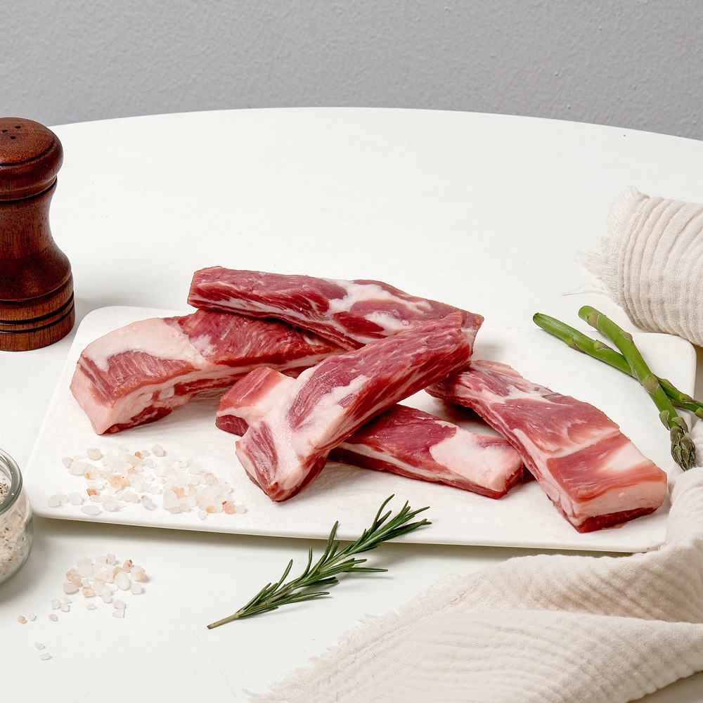 [검은머리양] 독점수입품종 바베큐립 배갈비 미슐랭 자연교배 와규프로그램 오직 1만마리만