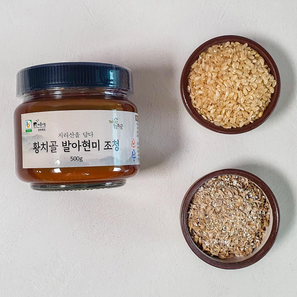 쌀로만든 [ 황치골 발아현미조청 500g ] 국산 수제 쌀조청 - 상세 이미지 4
