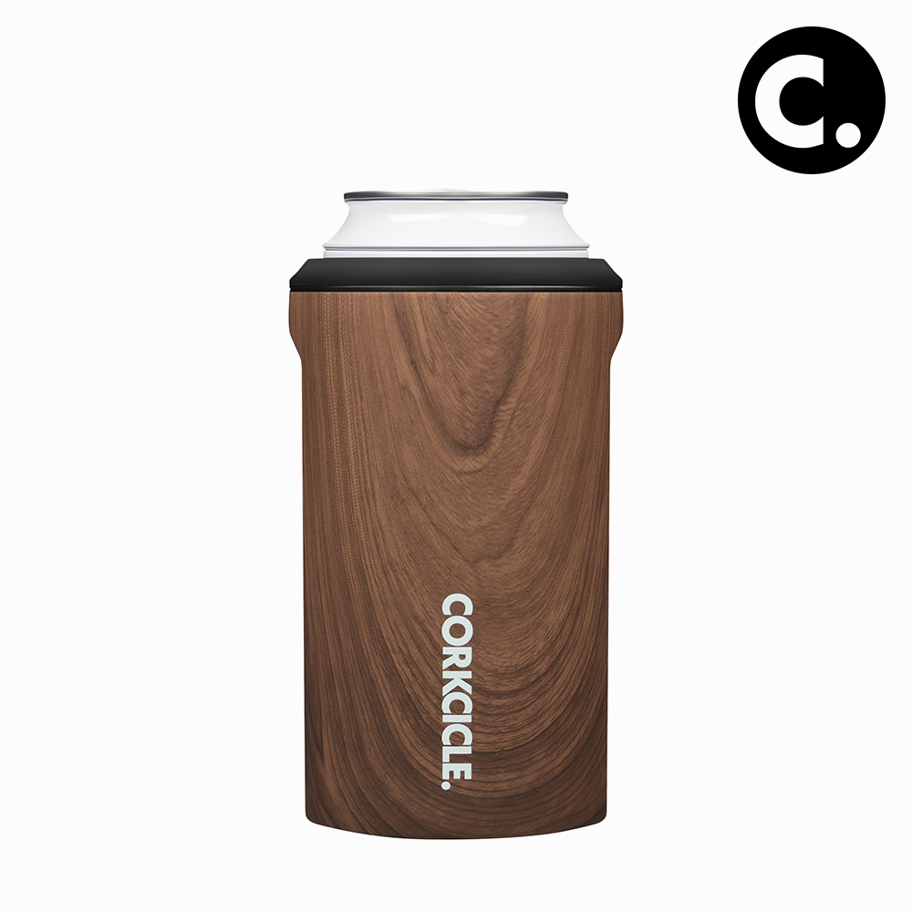 콕시클 캔쿨러 보냉 캠핑 소주 맥주 쿨러 캔음료 쿨링 355ml, 월넛우드