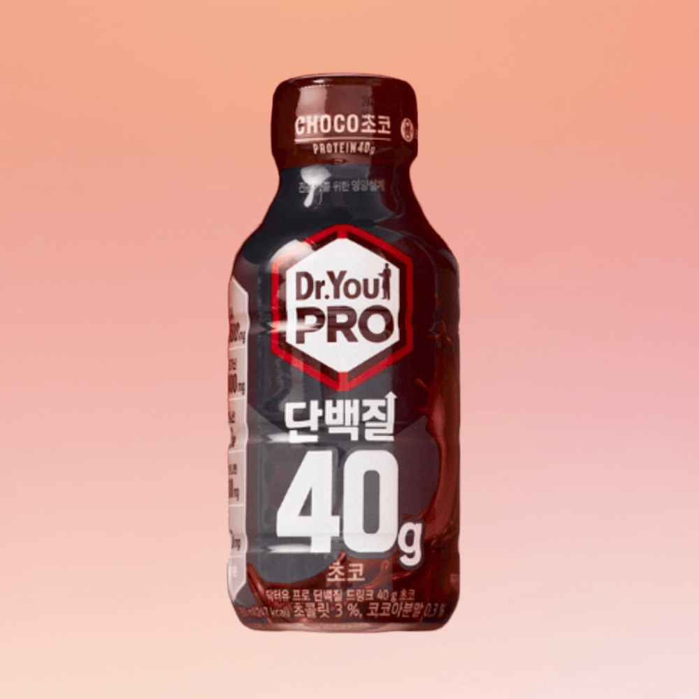 오리온 닥터유프로 단백질 아미노산 칼슘 고함량 단백질드링크 40g 초코 350ml x 12팩 : BnF24