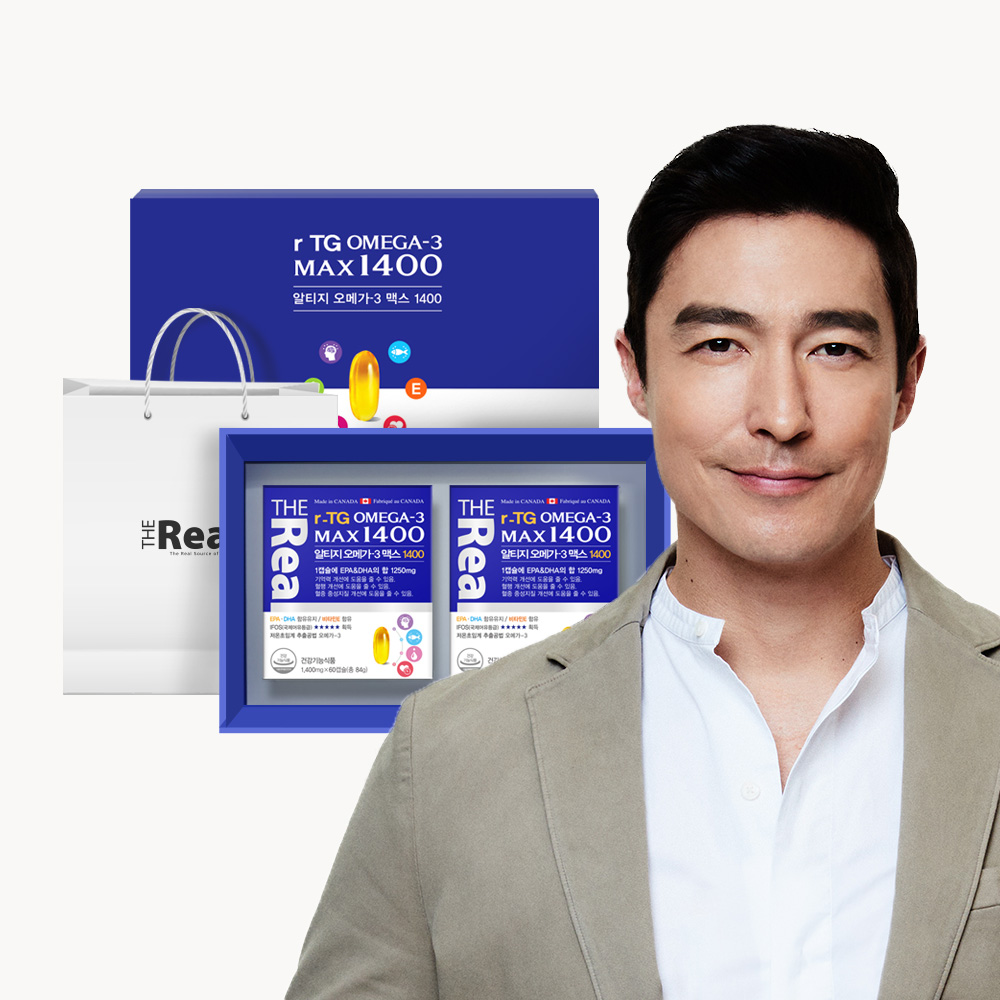 [선물세트] 더리얼 알티지 오메가3 맥스 1400 1개