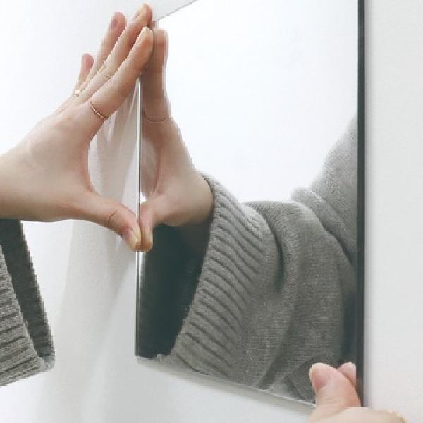 2T 은경 20x30 부착식 붙이는아크릴거울 부착형아크릴거울 - 메인 이미지