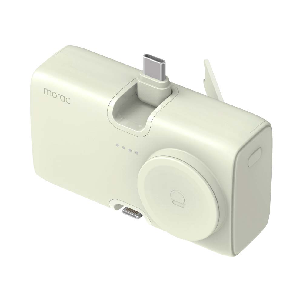 모락 큐잉 4IN1 C타입 8핀 도킹형 갤럭시워치 멀티 보조배터리 5000mAh - 상세 이미지 4