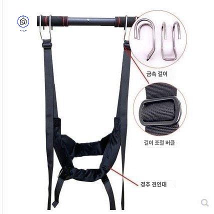 경추 견인 벨트 목 이완기 견인기 스트레칭 밴드 스트랩 가정용 - 상품 이미지