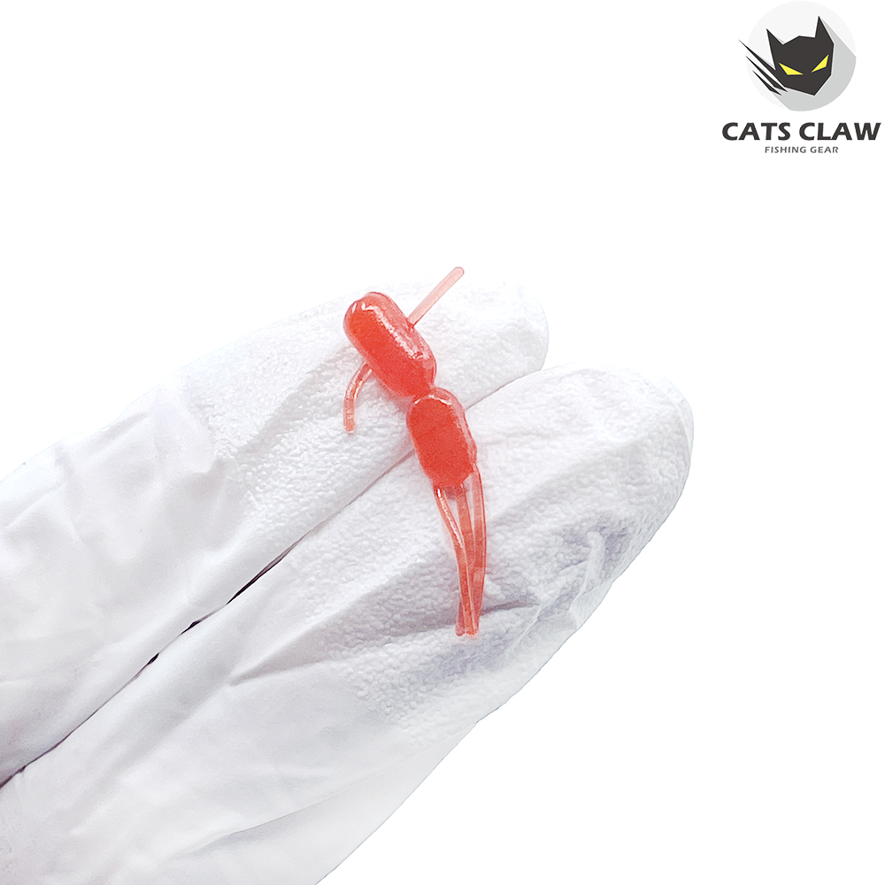캣츠크로우 베르베르 송어웜 볼락웜 꺽지웜 레드 05, 3cm - 상세 이미지 3