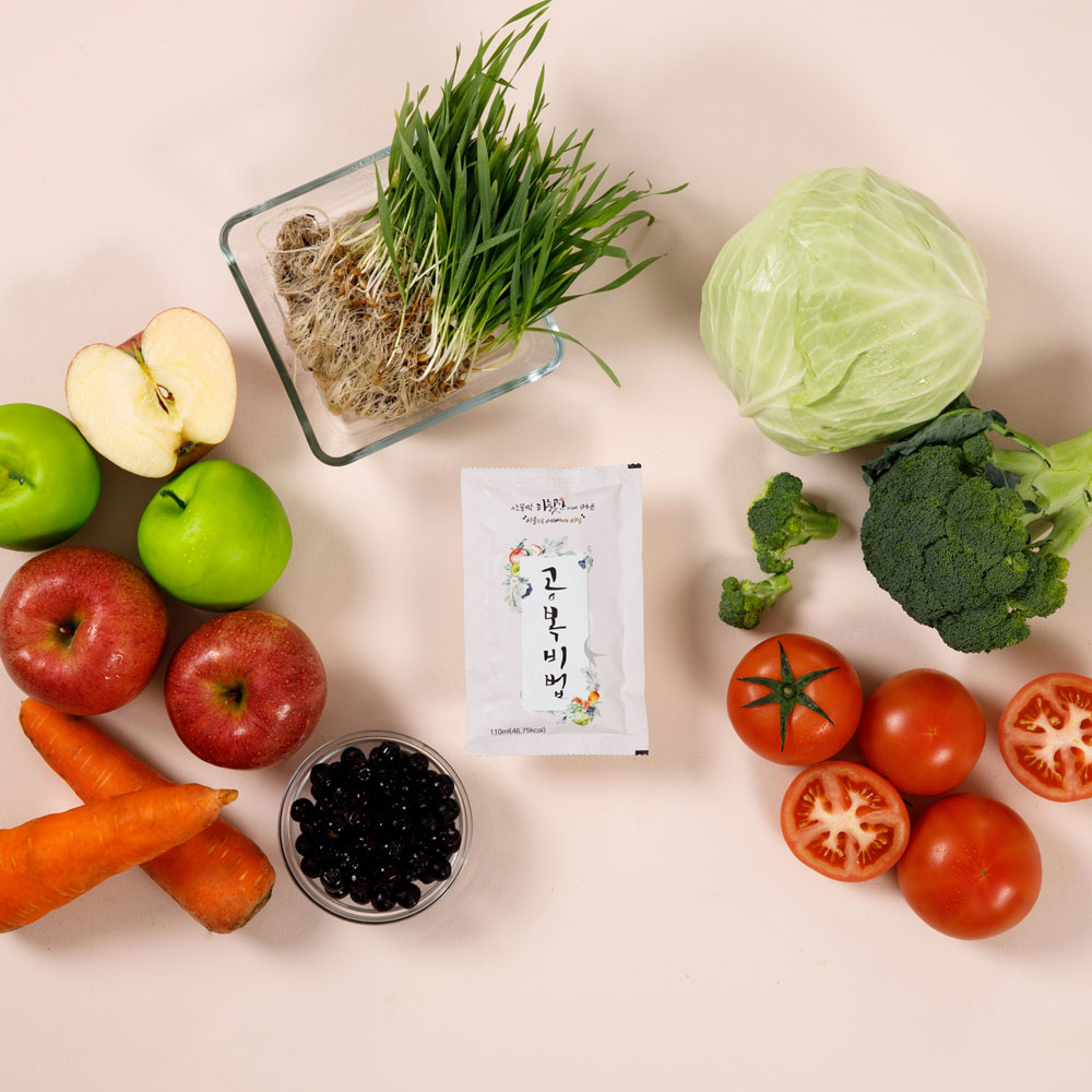 하늘곳간 사과당근주스 [ 장수 공복비법 110ml 30봉지 ] 착즙 야채주스 채소즙