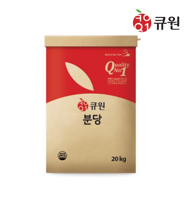 [업소용] 큐원 분당 20kg 5개 대용량 포대 - 상품 이미지