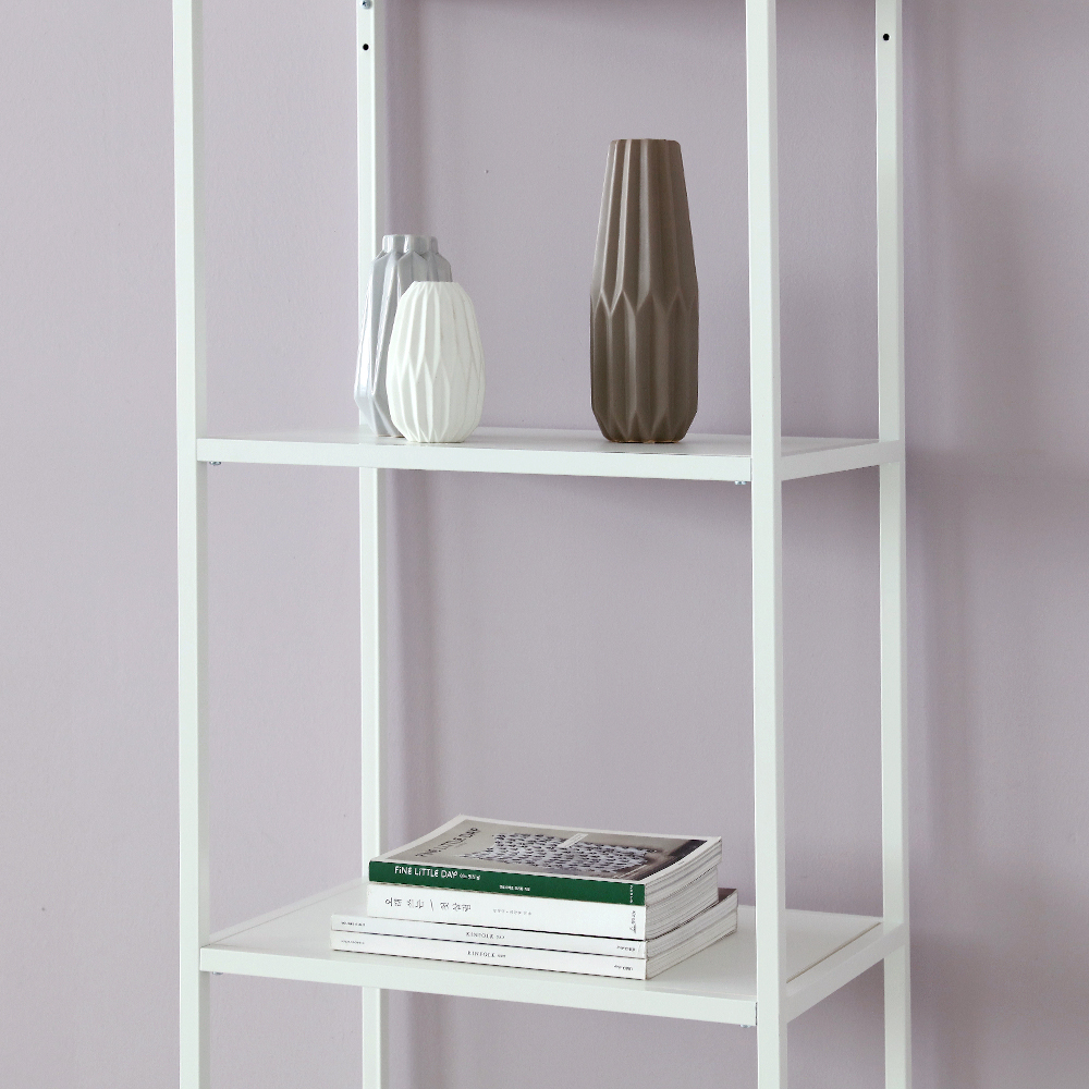 TETOS 선반 509 좁은 5단 509mmx360mmx1750mm, 5단, 화이트 0908.6688 이미지 4