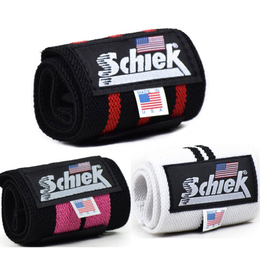 USA SCHIEK 시크 쉬크 헬스 손목보호대 스트랩 30cm 블랙 이미지 7