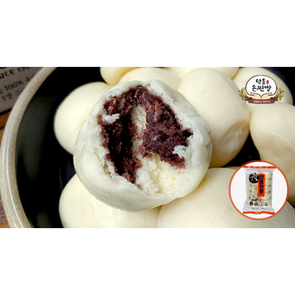 [옛날안흥찐빵] 옛날 안흥찐빵 500g(10개입) x 2봉 : 롯데아이몰