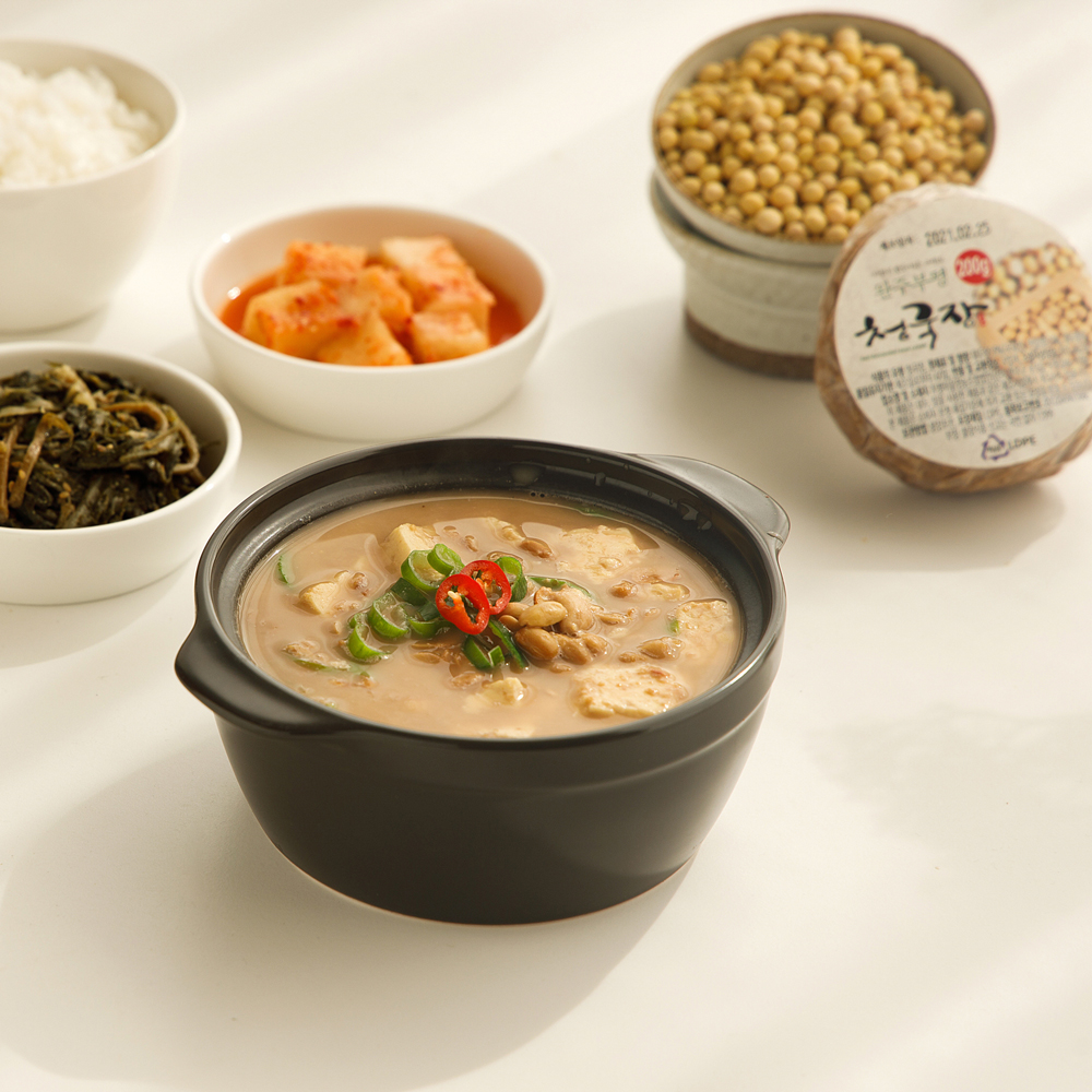 싸리재 국산콩 냄새 없는 저염 착한 생 청국장 200g - 상세 이미지 2