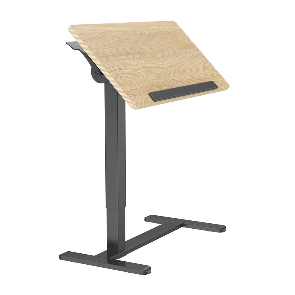 핏쳐 FDETS1 이동형 전동식 유선 무선 각도 조절 사이드 테이블