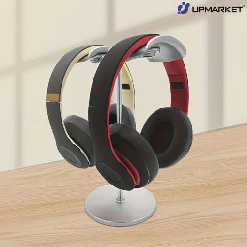 라운드 듀얼 헤드셋 거치대