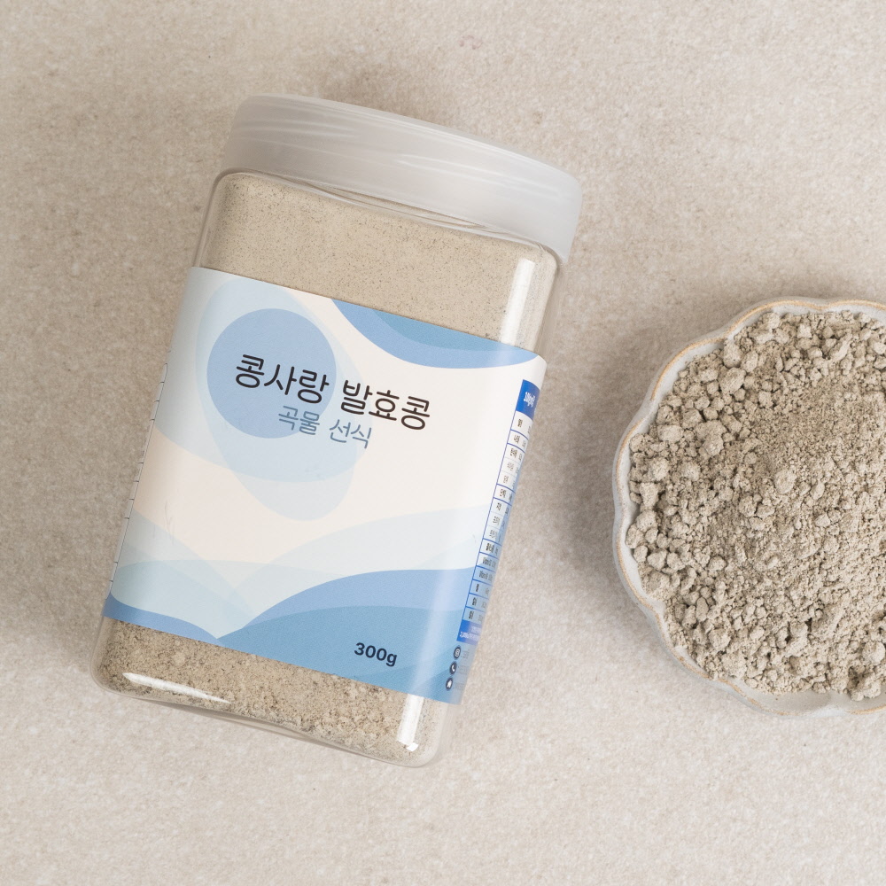 콩사랑 발효콩 곡물선식 300g 국산콩 낫또분말 검은곡식 귀리 미숫가루 청국장