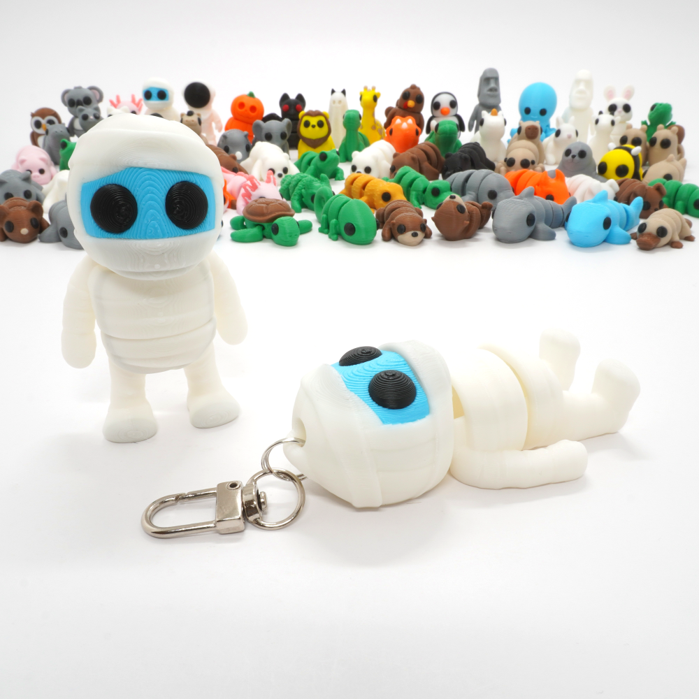 미이라 관절 피규어 장식 키링 가방 열쇠고리 핸드폰고리 휴대폰고리 - 상품 이미지