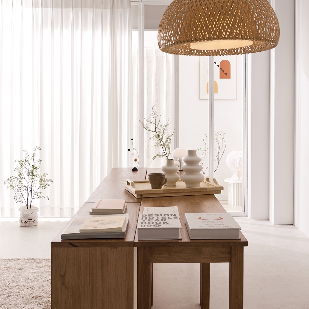 루어스 거실 공부 가족 책상 책상겸테이블 모듈 서재 테이블 세트