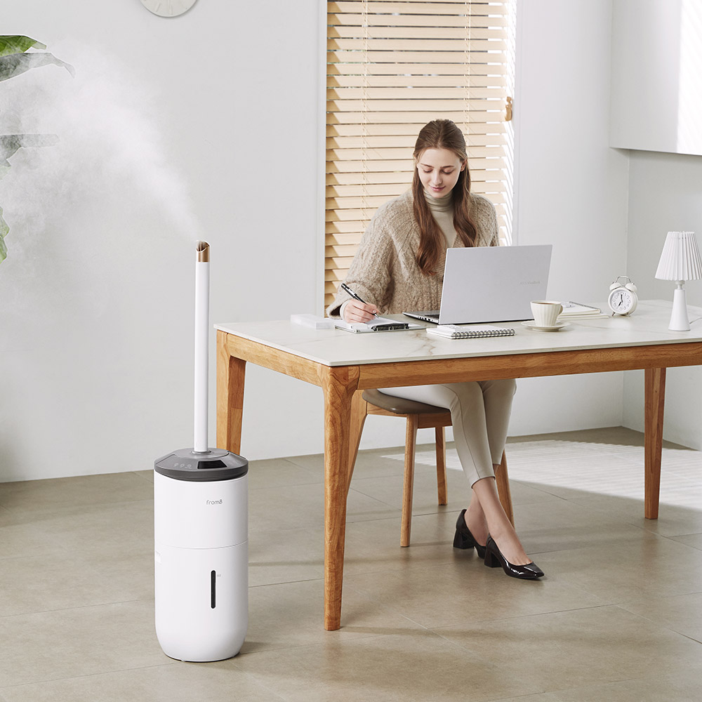 프롬비 몬스터2 가열 대용량 사무실 10L 회전 복합식가습기 FF256 화이트