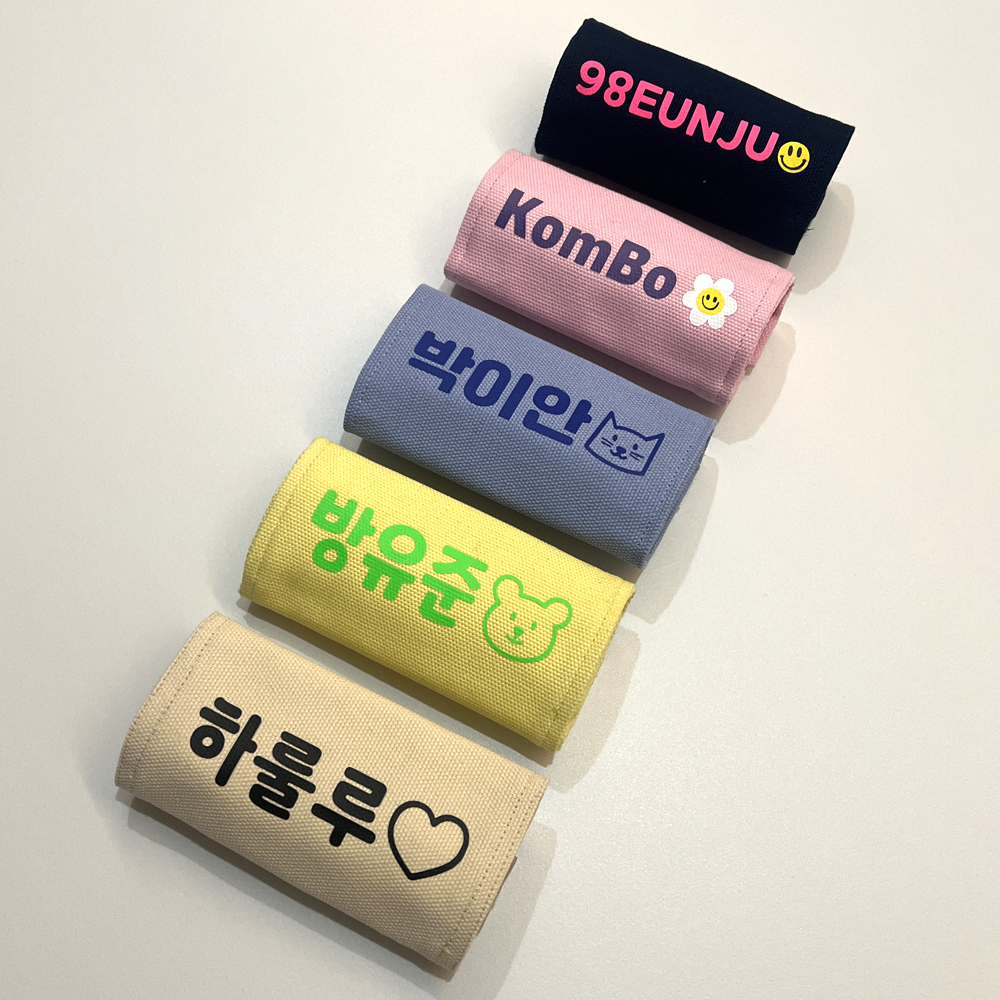 손잡이 전사네임택 벨크로 골프백 캐디백 캐리어네임택 책가방 어린이집 선물 주문제작 - 상세 이미지 5