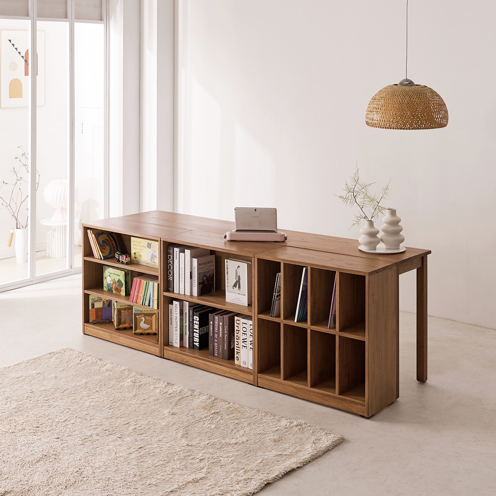 루어스 거실 공부 가족 책상 책상겸테이블 모듈 서재 테이블 세트