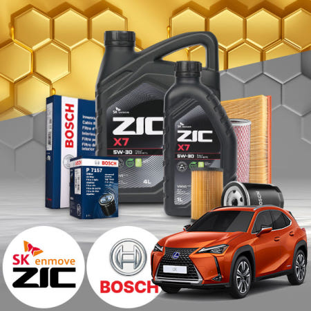 자체제작 배터리온 (19-20) UX250H 가솔린 지크 X7 5W30 SP 엔진오일필터세트 5L iter