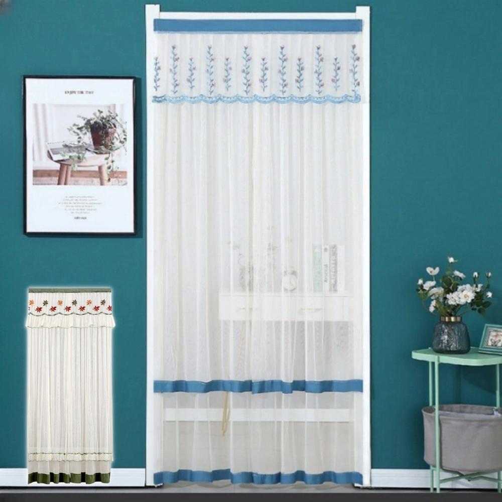 화장실 가림막 커튼 출입문 커튼 주방 바란스100cm