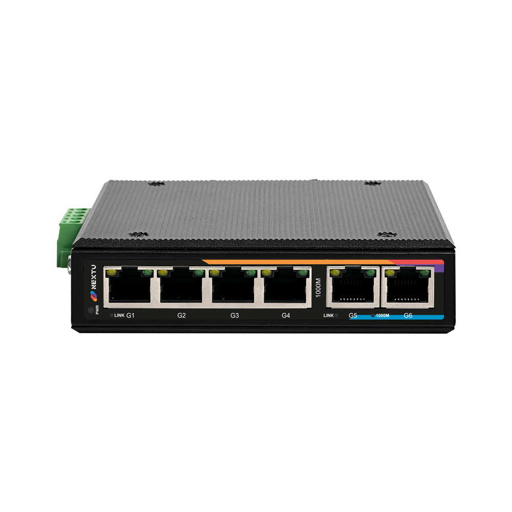 넥스트유 피아심 산업용 4포트 1G 2TP POE 인터넷 스위칭 허브 - 상세 이미지 2