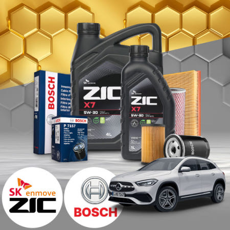 자체제작 배터리온 GLA250 (H247)(20~) 가솔린 지크 X7 5W30 SP 엔진오일필터세트 6L iter