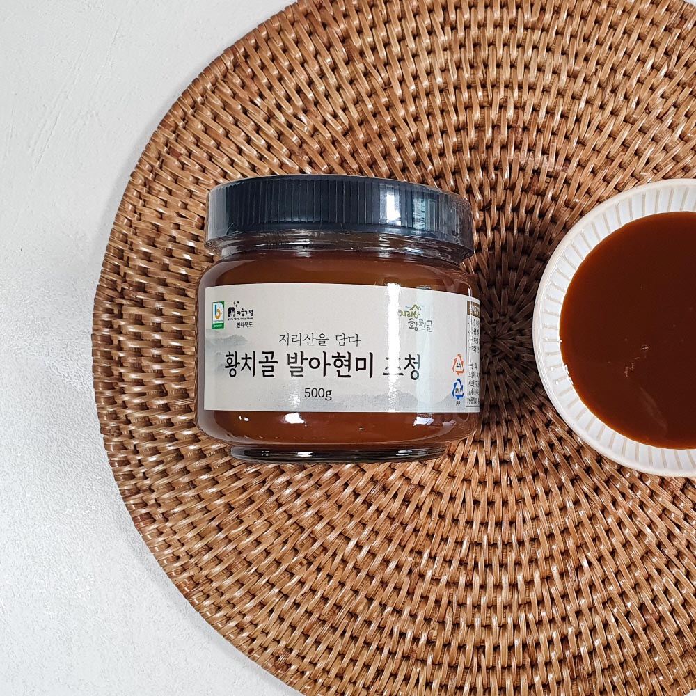 쌀로만든 [ 황치골 발아현미조청 500g ] 국산 수제 쌀조청 - 상세 이미지 3