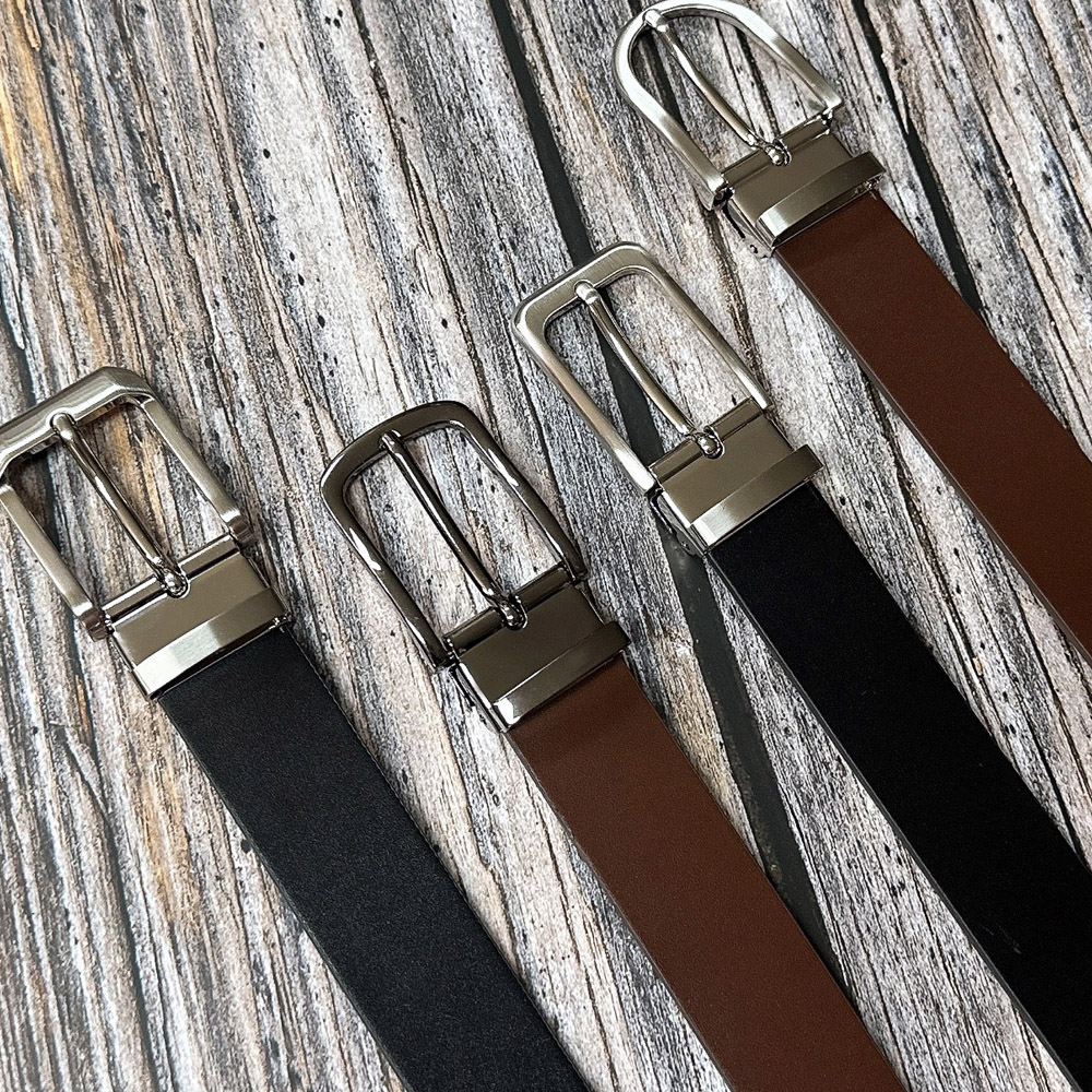 플럼도트 이탈리아 통가죽 유공벨트 선물상자포함 소가죽허리띠 가죽벨트 남성벨트 남자벨트