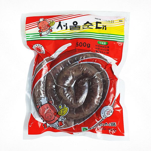 다우리식품 서울순대 1BOX(500gX10개) : 산노을