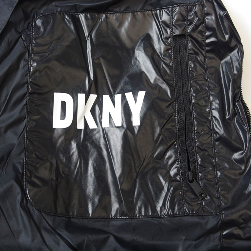 DKNY 남성 암로고 후드 패딩 점퍼 - 상세 이미지 4