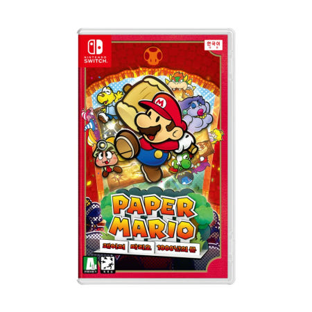 [리퍼특가] 닌텐도 스위치 페이퍼 마리오 1000년의 문 타이틀 게임 칩 (한글판)
