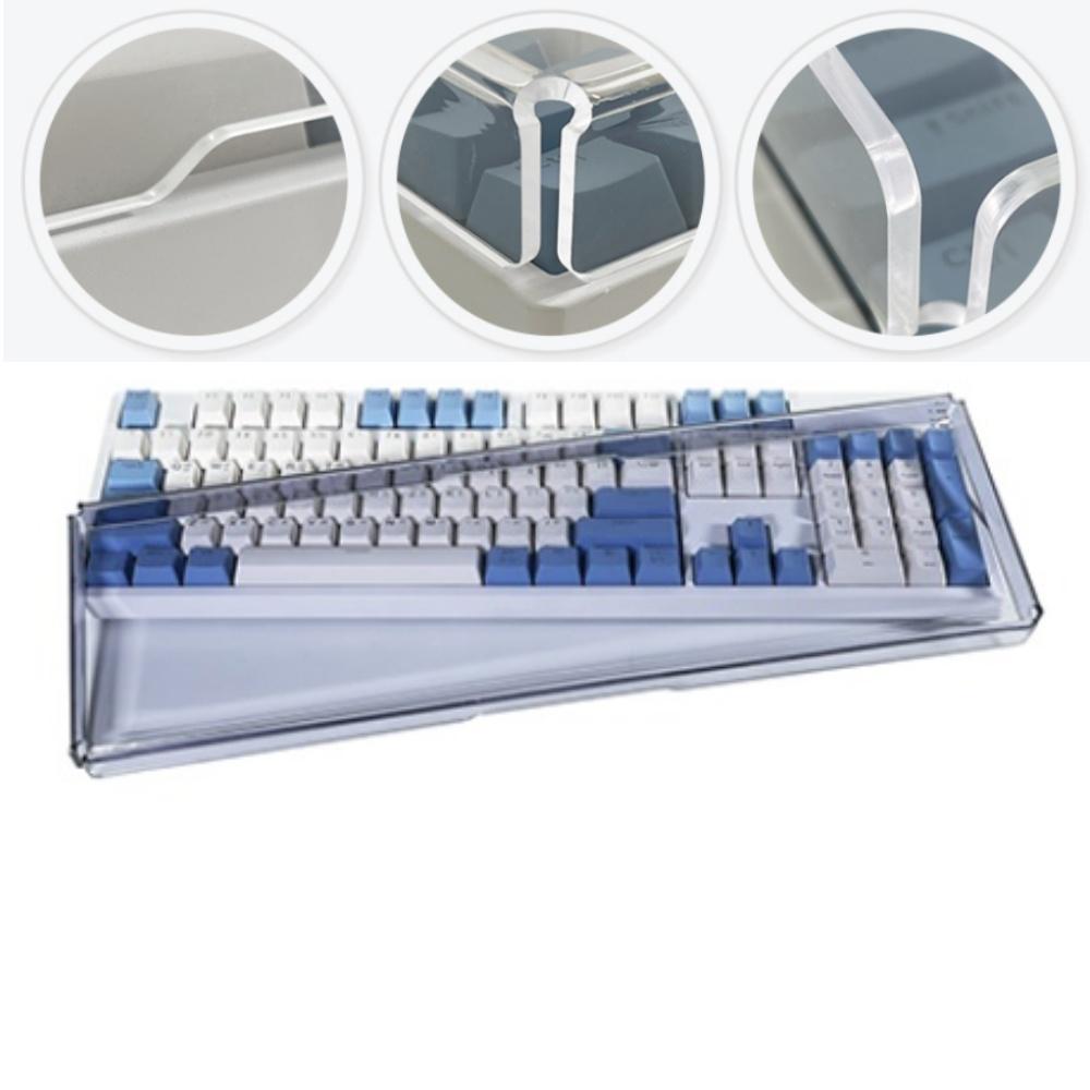 표준배열 블랙 키보드아크릴커버 아크릴키보드덮개 케이스