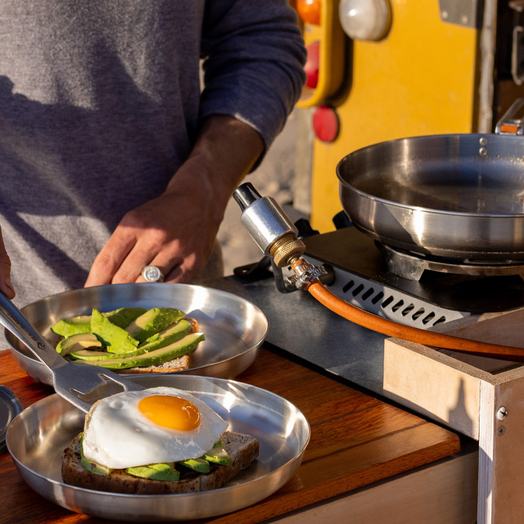 씨투써밋 디투어 팬 25cm 캠핑 후라이팬 경량 백패킹 - 상세 이미지 5