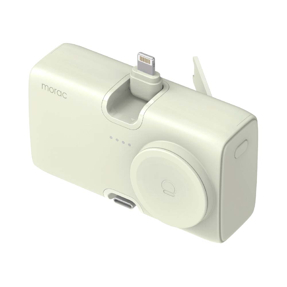 모락 큐잉 4IN1 8핀 C타입 도킹형 애플워치 멀티 보조배터리 5000mAh - 상세 이미지 4