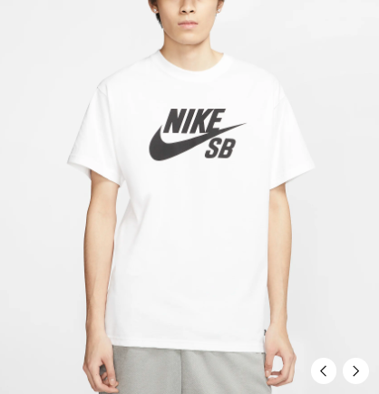 국내매장판 나이키 SB 반팔티 로고 티셔츠 화이트 D4 CV7540-100