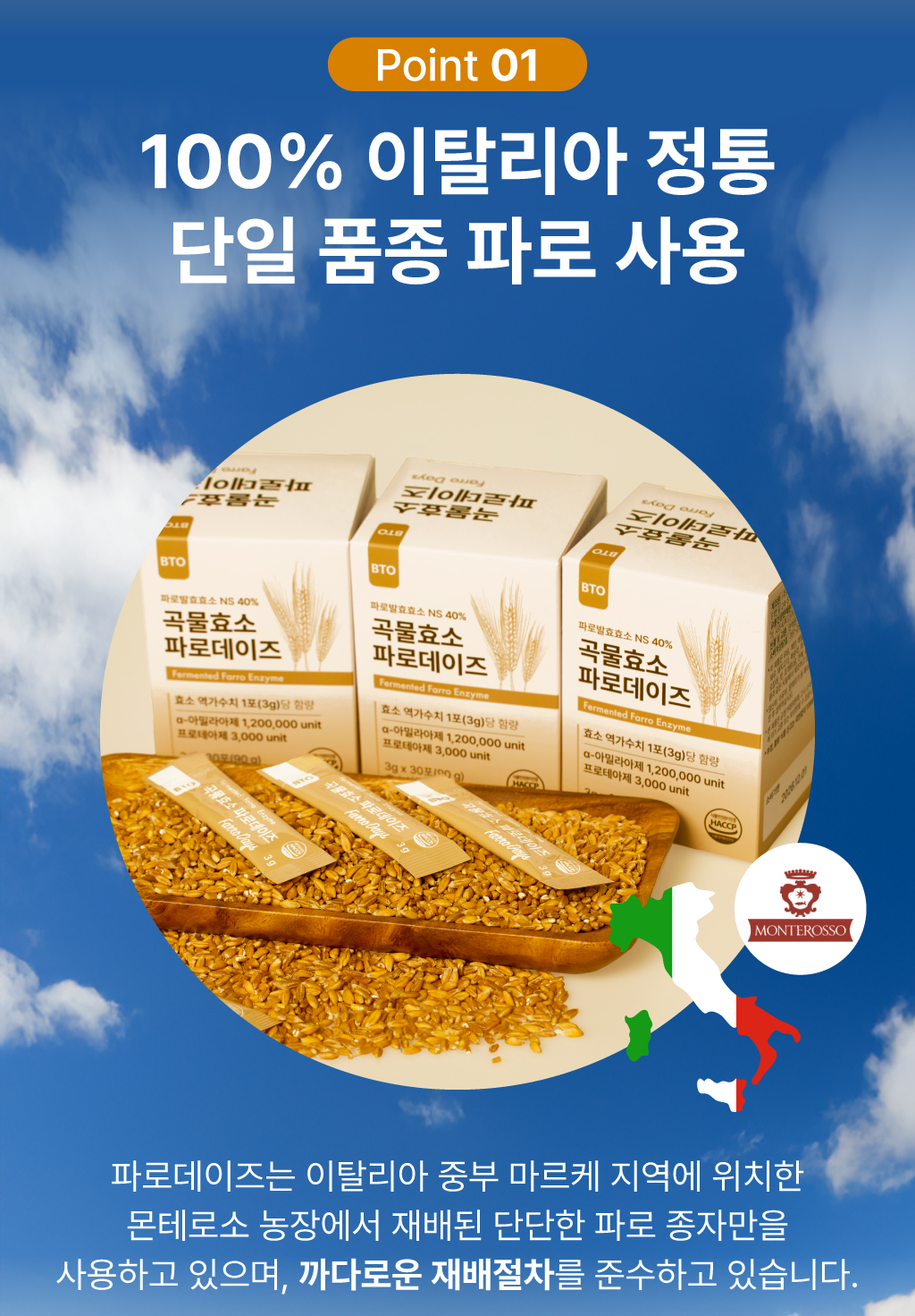 프리미엄 오리지널 발효 파로효소 3g 곡물분해 고역가 엠머밀 소화발효효소 30포, 3개 - 상세 이미지 2
