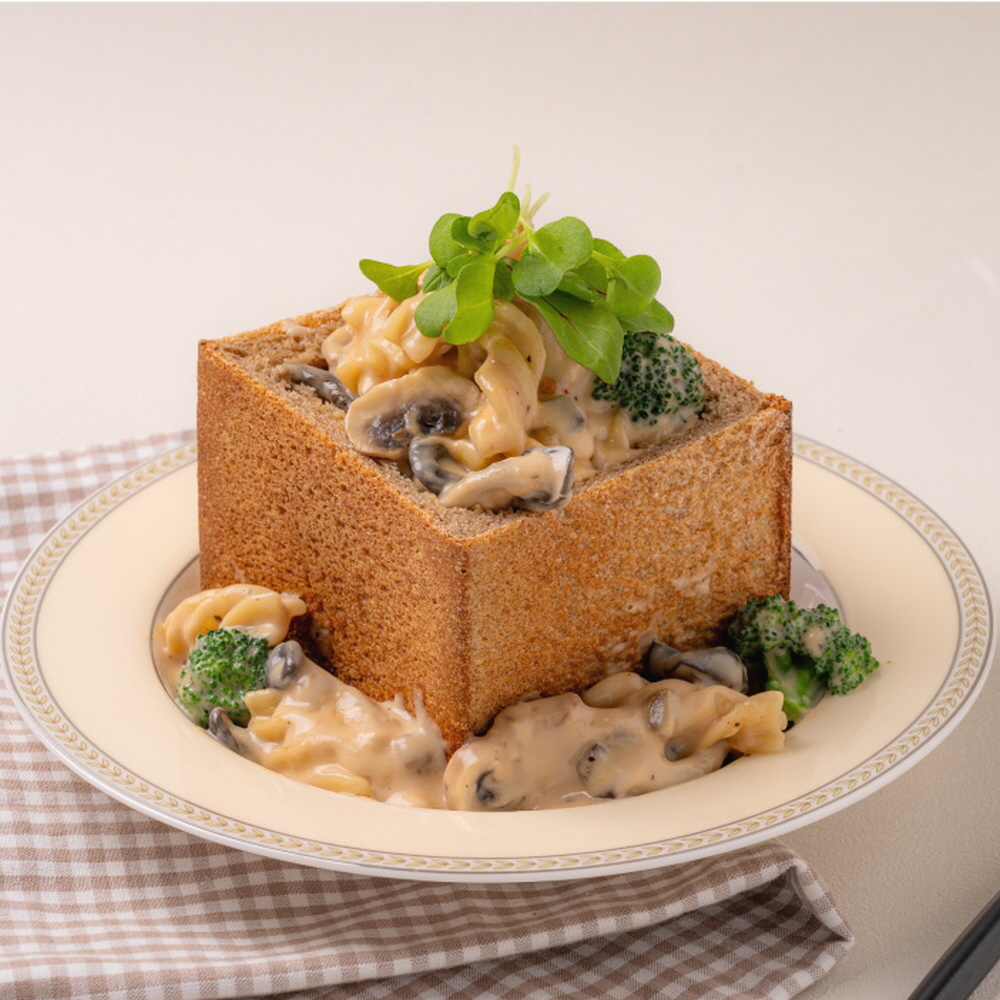 네니아 유기농 통밀 큐브 식빵 250g 우리밀 부드러운 수제빵 식사대용 - 메인 이미지