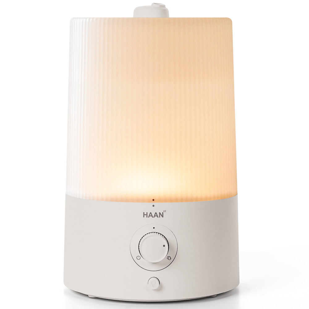 한경희 가정용 저소음 4L 초음파 가습기 물멍 무드등 간편 통세척 HD700M 핑크그레이