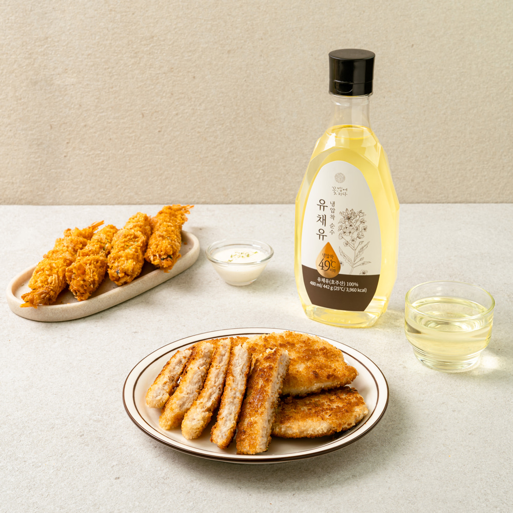 냉압착 순수 유채유 480ml, non-gmo 식용유 - 상세 이미지 4