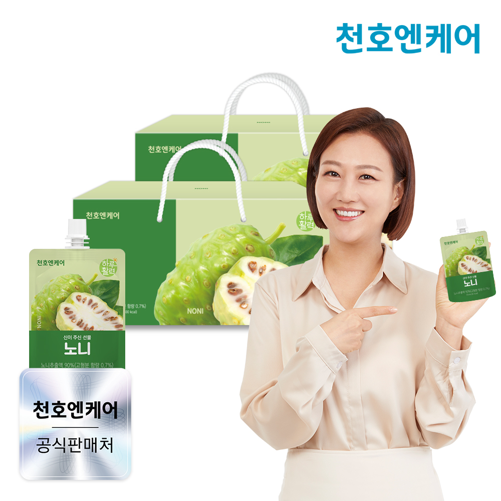 천호엔케어 NPE공법과 사과농축액을 더한 맛있는 노니주스 노니즙 70ml X 30개입 2박스
