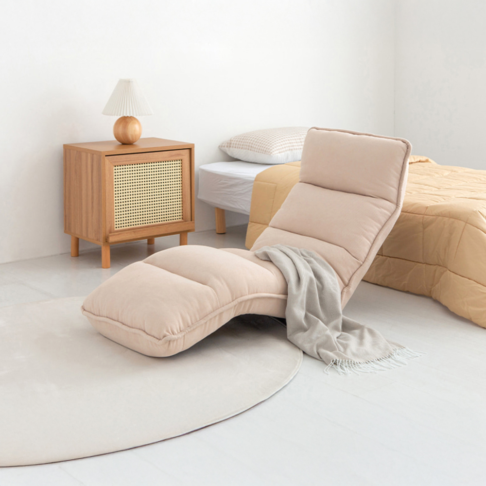 앰보 1인 좌식소파 C형 베이지 5146.2002