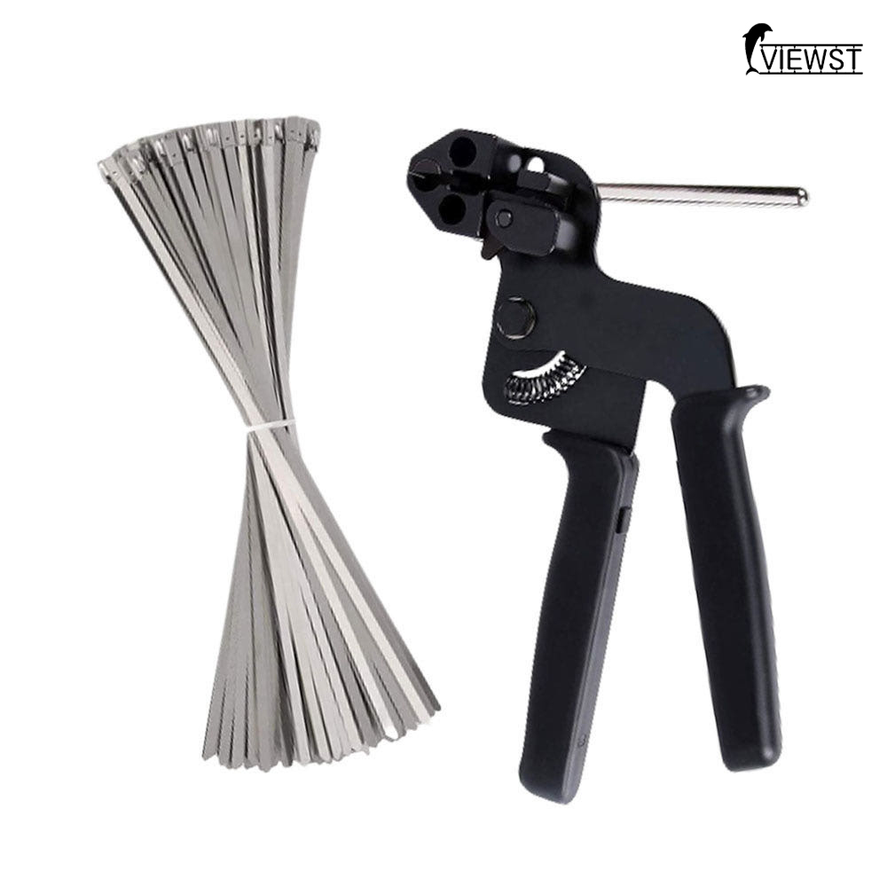 뷰스트 강력 금속 304 스텐 케이블 타이건 스틸 철타이