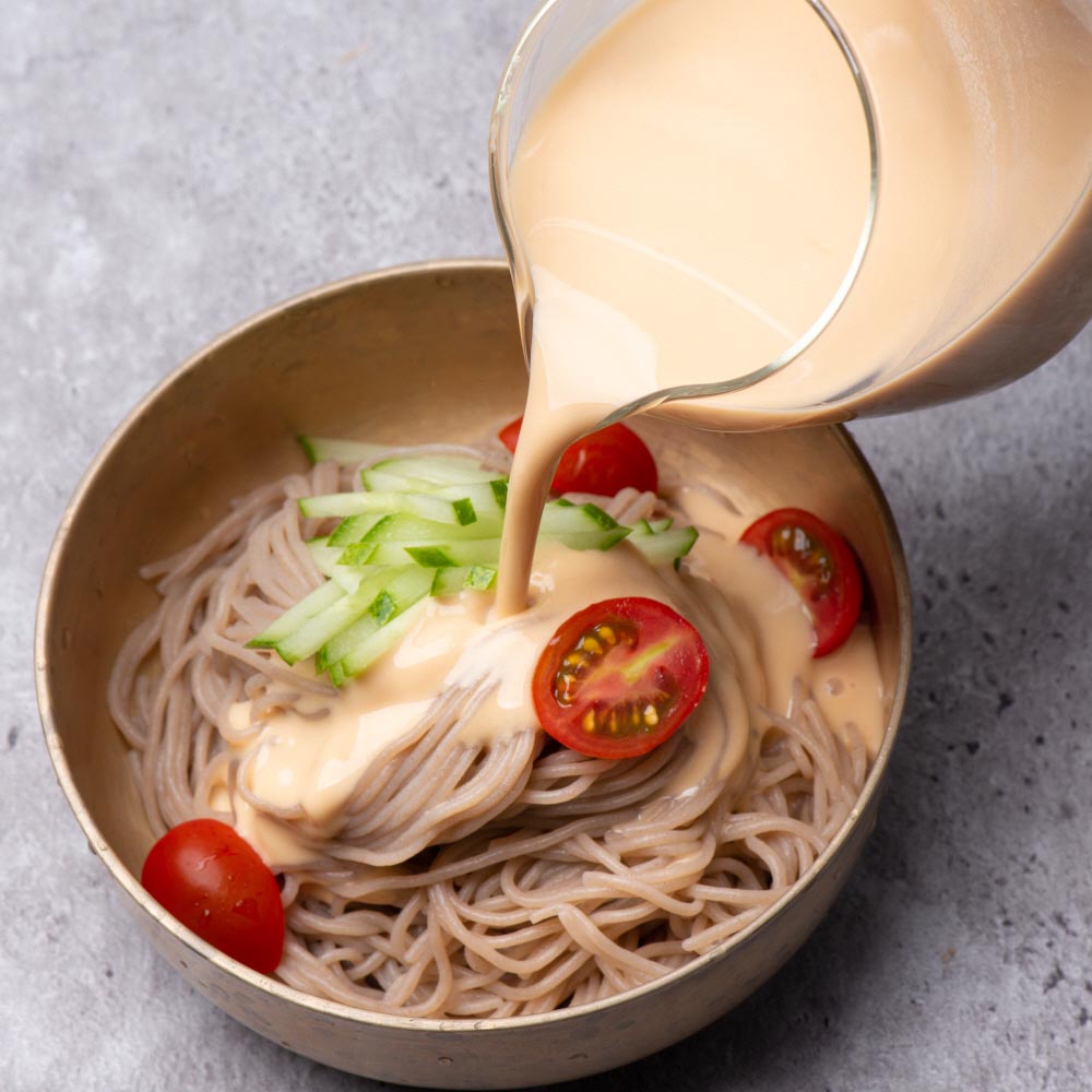 싸리재 쪄서 볶은 콩가루 [ 콩국수 콩물가루 300g] 국산 두유용 흰콩 백태 선식 가루 - 상세 이미지 5