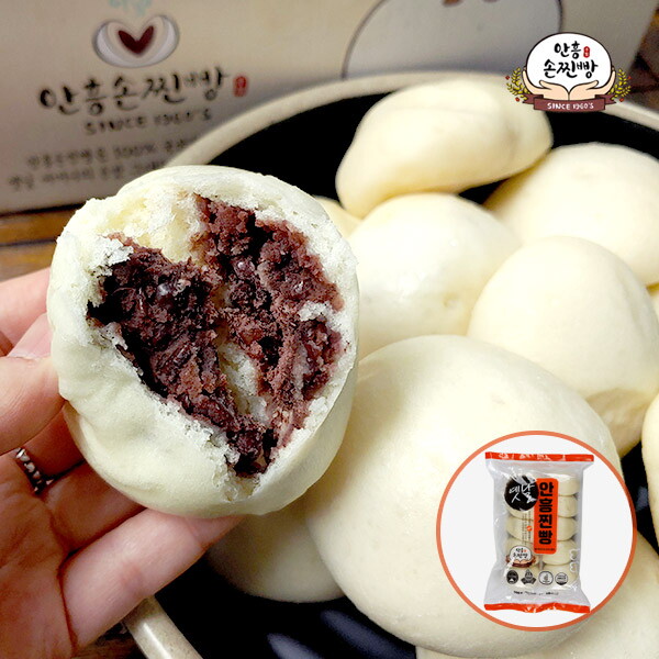 [옛날안흥찐빵] 옛날 안흥찐빵 500g(10개입) x 2봉 : 롯데아이몰