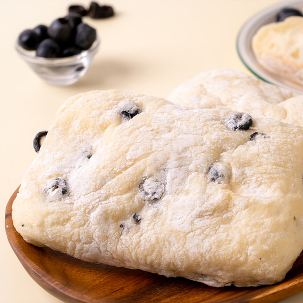 네니아 소프트 올리브 치아바타 130g 우리밀 부드러운 수제빵 식사대용 - 상세 이미지 5
