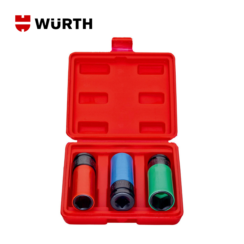 [공식몰]WURTH 뷔르트 1/2인치 임팩 소켓세트 3PCS 휠보호용 - 상품 이미지