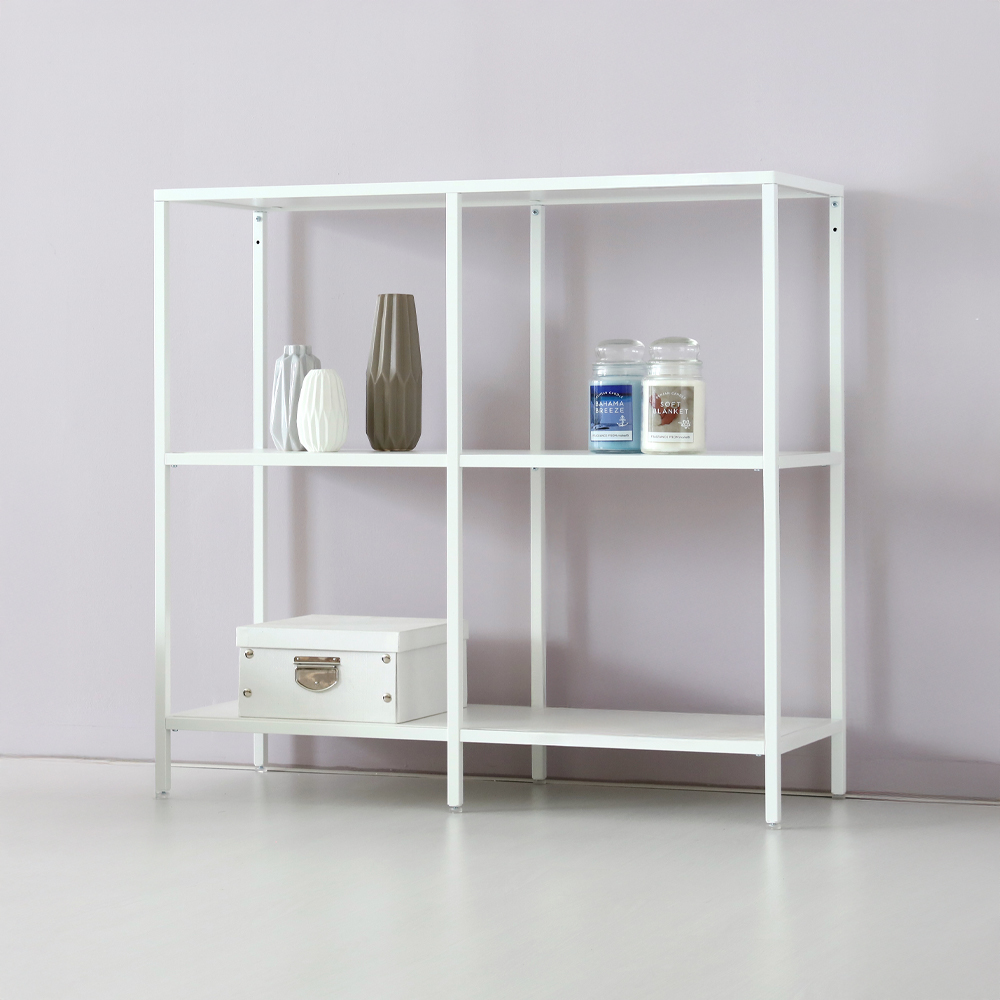 TETOS 선반 1000 넓은 3단 1000mmx360mmx940mm, 3단, 화이트 4024.8536 이미지 2
