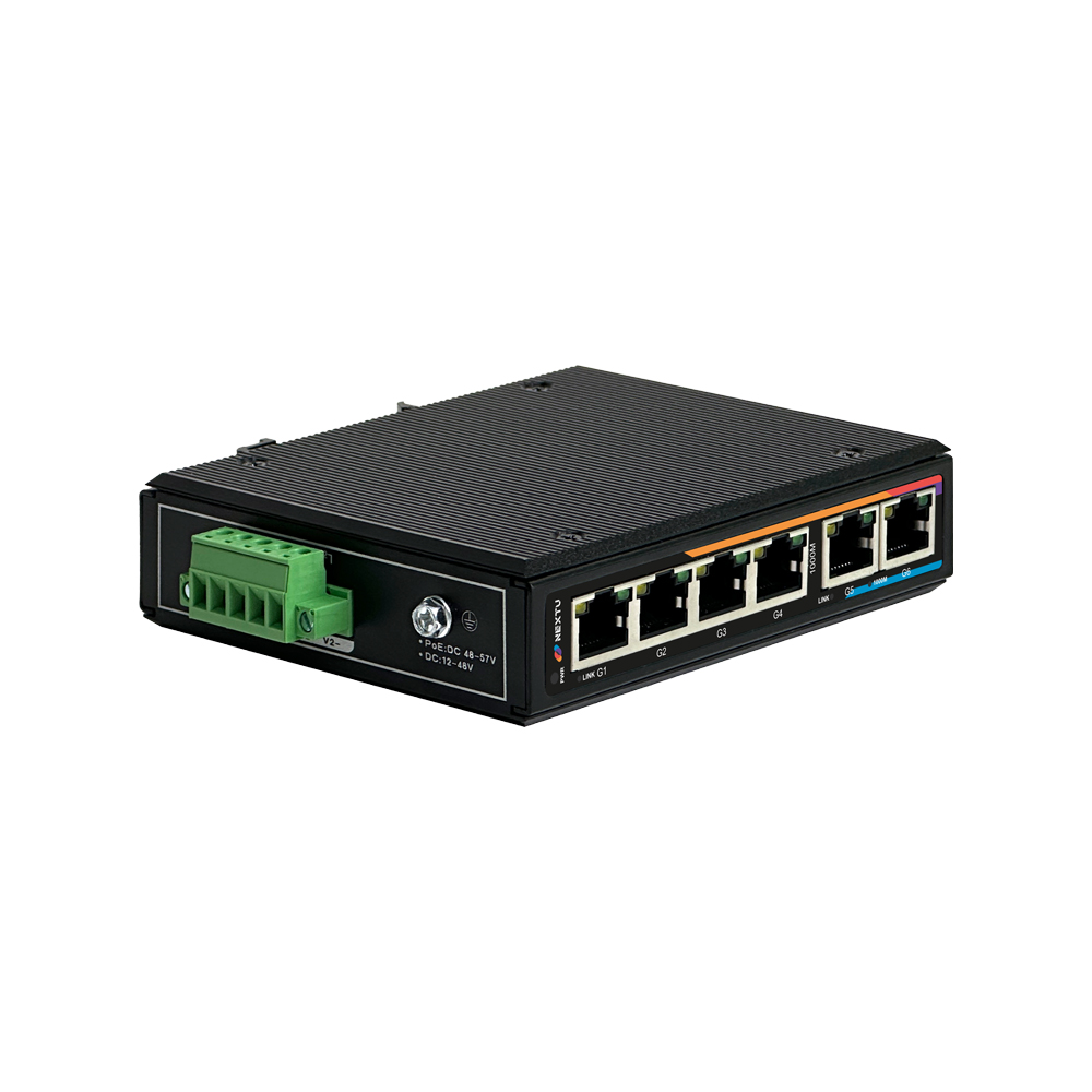 넥스트유 피아심 산업용 4포트 1G 2TP POE 인터넷 스위칭 허브 - 상세 이미지 3